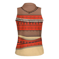 Polynesia Ocean Princess Inspired Cosplay Costume Women Sleeveless Polo Shirt