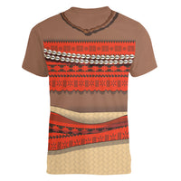 Polynesia Ocean Princess Inspired Cosplay Costume Women V-Neck T-Shirt