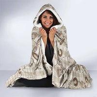 Hawaii Palaka Cowboy Hooded Blanket Shell Maile Lei With Western Patterns - Polynesian Pride