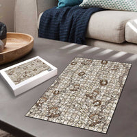 Hawaii Palaka Cowboy Puzzle Shell Maile Lei With Western Patterns - Polynesian Pride