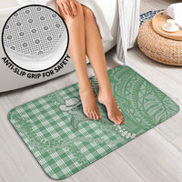 Green Hawaii Palaka Cowboy Turtle Bathroom Set Hawaiian Paniolo Puakenikeni Maile Lei - Polynesian Pride