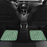 Green Hawaii Palaka Cowboy Turtle Car Mats Hawaiian Paniolo Puakenikeni Maile Lei - Polynesian Pride