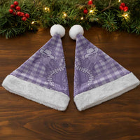 Purple Hawaii Palaka Cowboy Turtle Christmas Santa Hat Hawaiian Paniolo Puakenikeni Maile Lei - Polynesian Pride