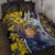 Tokelau Quilt Bed Set National Badge Waves Style