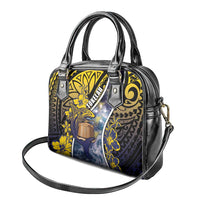 Tokelau Shoulder Handbag National Badge Waves Style