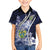 Personalised Pitcairn Islands Family Matching Long Sleeve Bodycon Dress and Hawaiian Shirt Coat Of Arms Waves Style