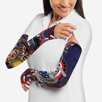 Personalised Samoa Wrestling Arm Sleeves Polynesian Warrior Funny Style - Polynesian Pride