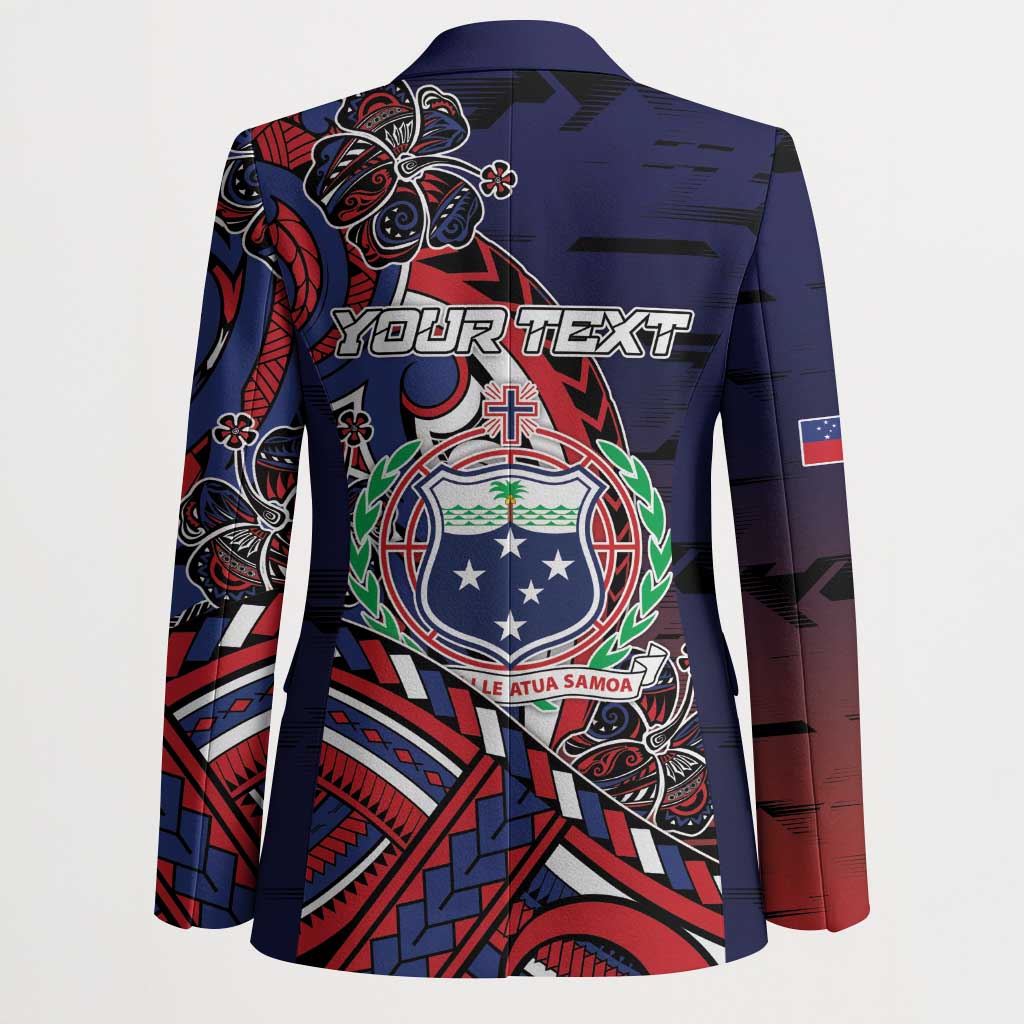 Personalised Samoa Wrestling Blazer Polynesian Warrior Funny Style - Polynesian Pride