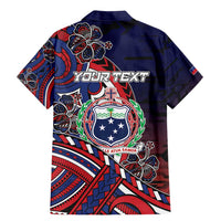 Personalised Samoa Wrestling Family Matching Mermaid Dress and Hawaiian Shirt Polynesian Warrior Funny Style - Polynesian Pride