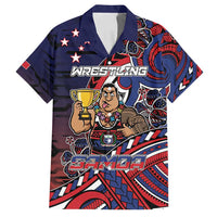 Personalised Samoa Wrestling Family Matching Off Shoulder Short Dress and Hawaiian Shirt Polynesian Warrior Funny Style - Polynesian Pride