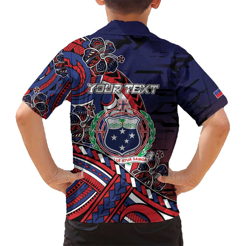 Personalised Samoa Wrestling Family Matching Short Sleeve Bodycon Dress and Hawaiian Shirt Polynesian Warrior Funny Style - Polynesian Pride