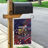 Samoa Wrestling Garden Flag Polynesian Warrior Funny Style - Polynesian Pride