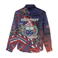 Personalised Samoa Wrestling Women Casual Shirt Polynesian Warrior Funny Style - Polynesian Pride