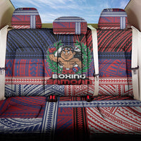 Samoa Boxing Back Car Seat Cover Samoan Boxer Funny Style - Polynesian Pride