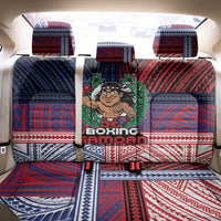 Samoa Boxing Back Car Seat Cover Samoan Boxer Funny Style - Polynesian Pride