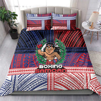 Samoa Boxing Bedding Set Samoan Boxer Funny Style - Polynesian Pride