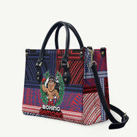Samoa Boxing Leather Bag Samoan Boxer Funny Style - Polynesian Pride