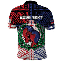 Personalised Samoa Boxing Polo Shirt Samoan Boxer Funny Style - Polynesian Pride