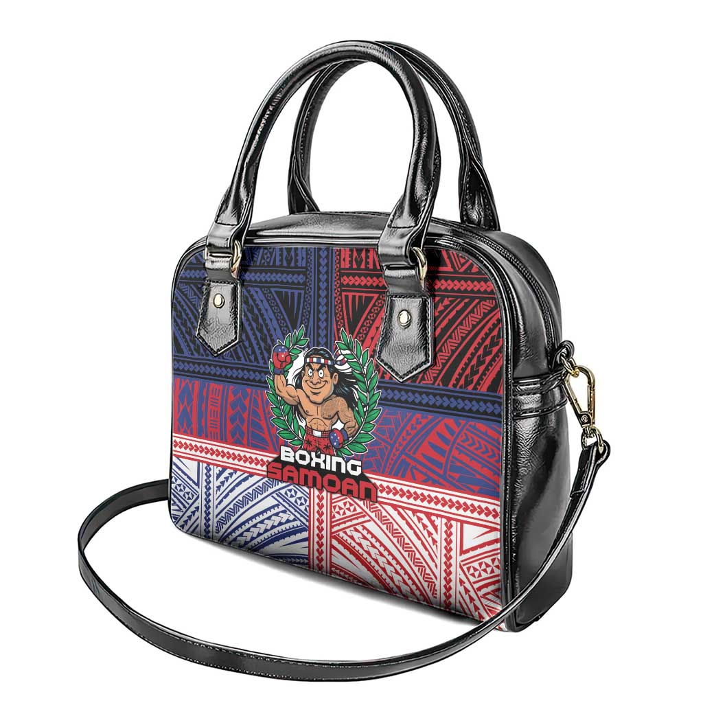 Samoa Boxing Shoulder Handbag Samoan Boxer Funny Style - Polynesian Pride