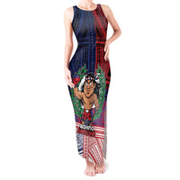 Personalised Samoa Boxing Tank Maxi Dress Samoan Boxer Funny Style - Polynesian Pride