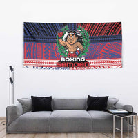 Samoa Boxing Tapestry Samoan Boxer Funny Style - Polynesian Pride