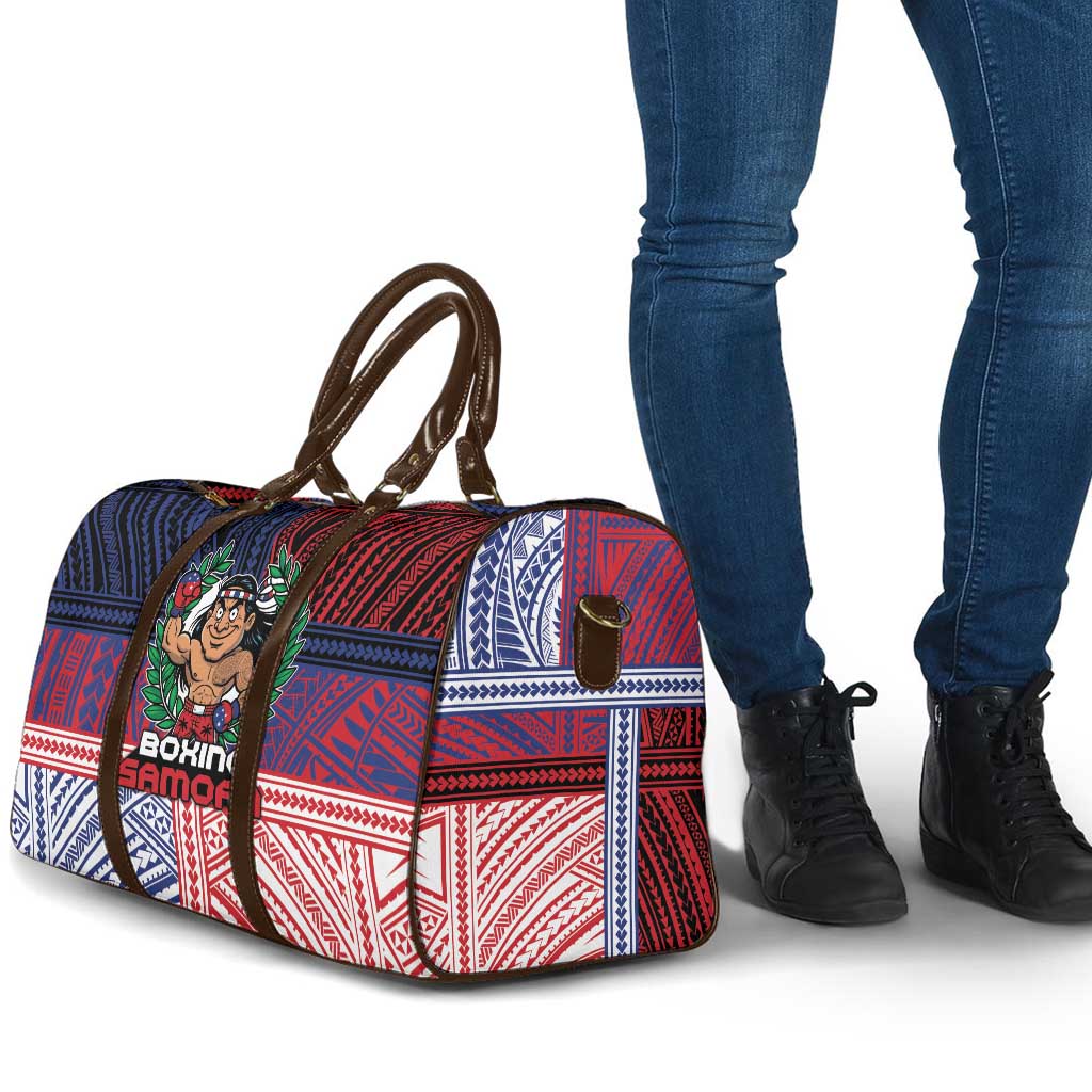 Samoa Boxing Travel Bag Samoan Boxer Funny Style - Polynesian Pride
