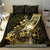 Niue Bedding Set Niuean Crab Waves Style