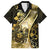 Personalised Niue Family Matching Summer Maxi Dress and Hawaiian Shirt Niuean Crab Waves Style