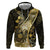 Personalised Niue Hoodie Niuean Crab Waves Style