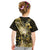 Personalised Niue Kid T Shirt Niuean Crab Waves Style