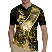 Personalised Niue Rugby Jersey Niuean Crab Waves Style