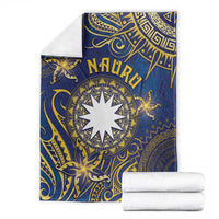 Nauru Blanket Hibiscus Polynesian Tribal Pattern