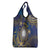 Nauru Grocery Bag Hibiscus Polynesian Tribal Pattern