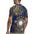Personalised Nauru Rugby Jersey Hibiscus Polynesian Tribal Pattern