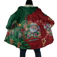Hawaii Christmas Cloak Mele Kalikimaka Funny Hawaiian Santa - Polynesian Pride