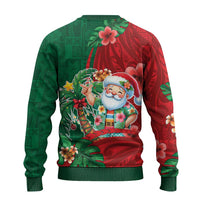 Hawaii Christmas Ugly Christmas Sweater Mele Kalikimaka Funny Hawaiian Santa - Polynesian Pride
