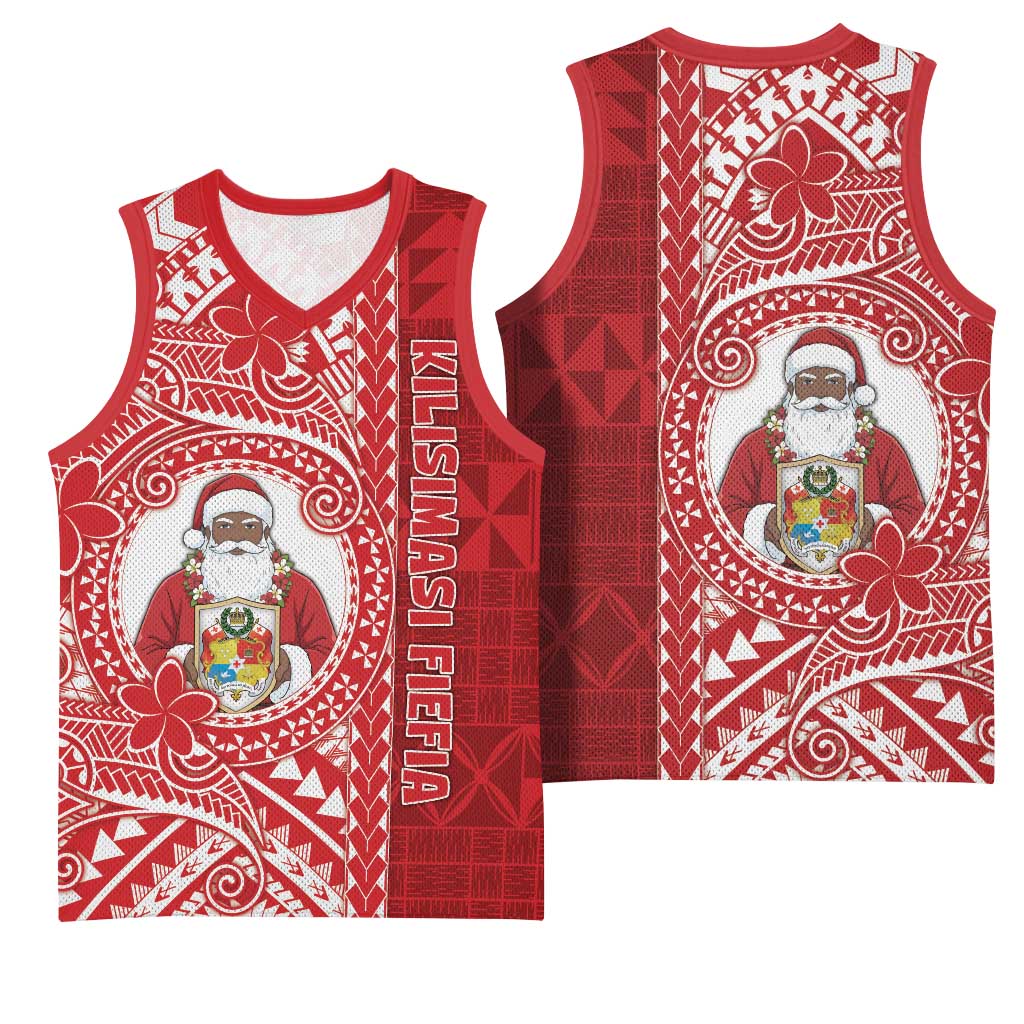 Tonga Christmas Basketball Jersey Kilisimasi Fiefia - Polynesian Pride