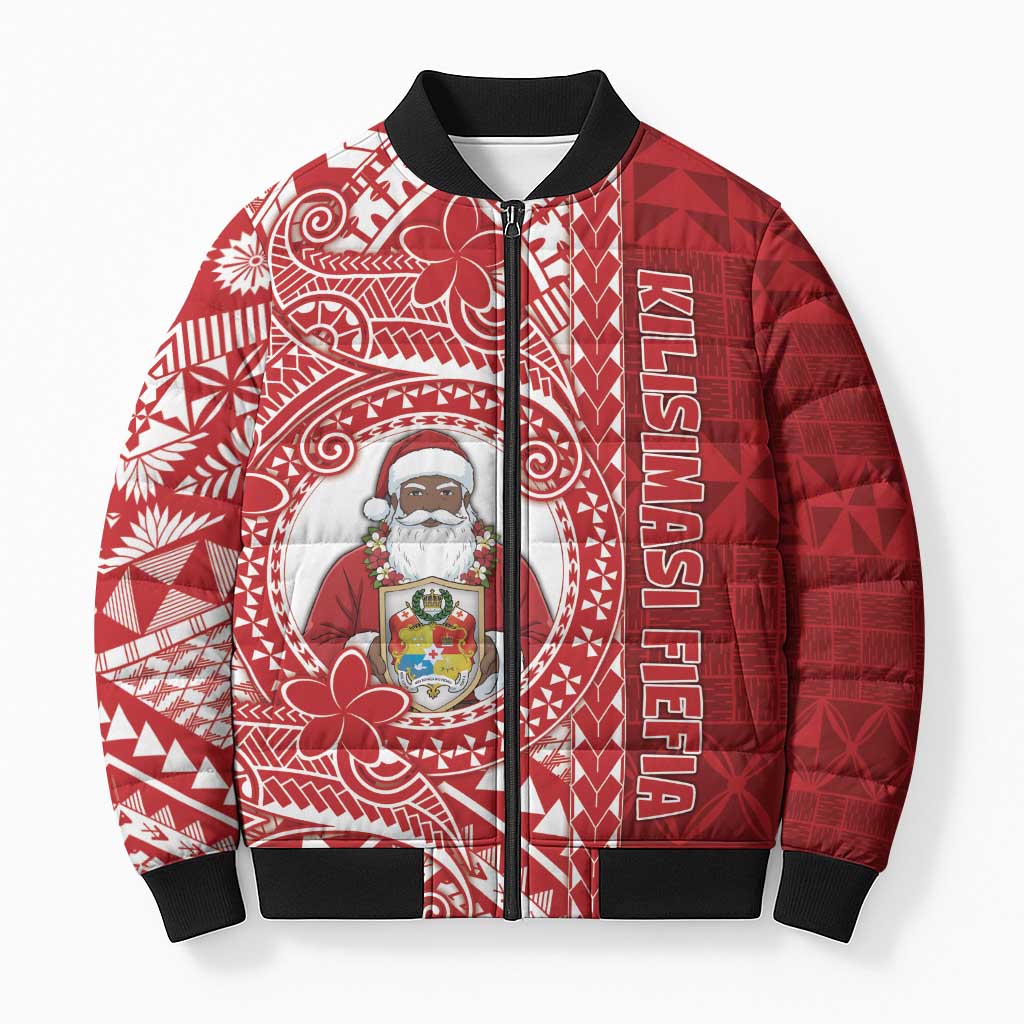 Tonga Christmas Bomber Puffer Jacket Kilisimasi Fiefia - Polynesian Pride