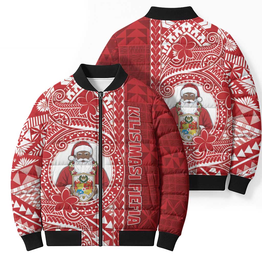 Tonga Christmas Bomber Puffer Jacket Kilisimasi Fiefia - Polynesian Pride