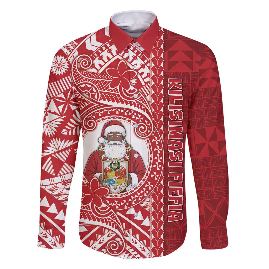 Tonga Christmas Family Matching Off Shoulder Short Dress and Hawaiian Shirt Kilisimasi Fiefia - Polynesian Pride