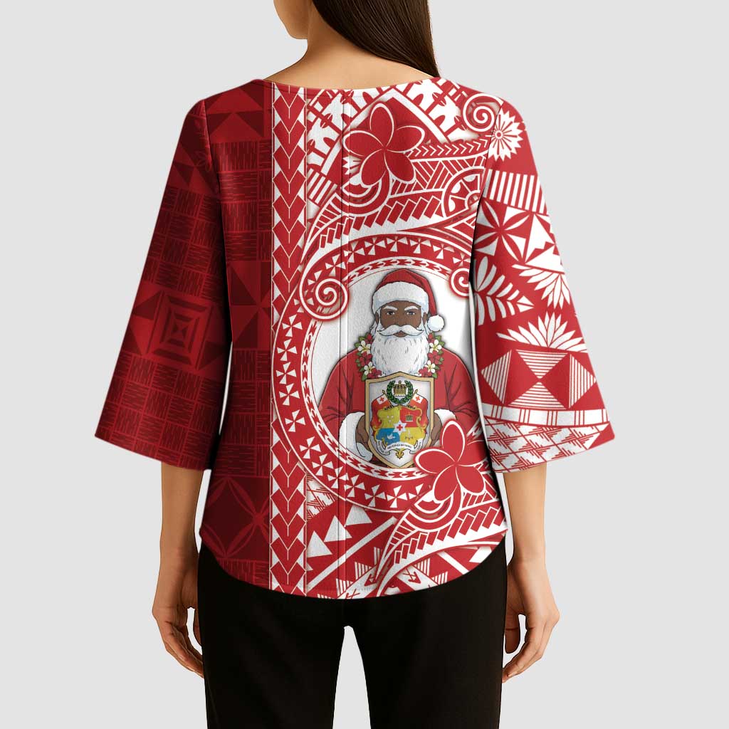 Tonga Christmas Kimono Sleeve Blouse Kilisimasi Fiefia - Polynesian Pride