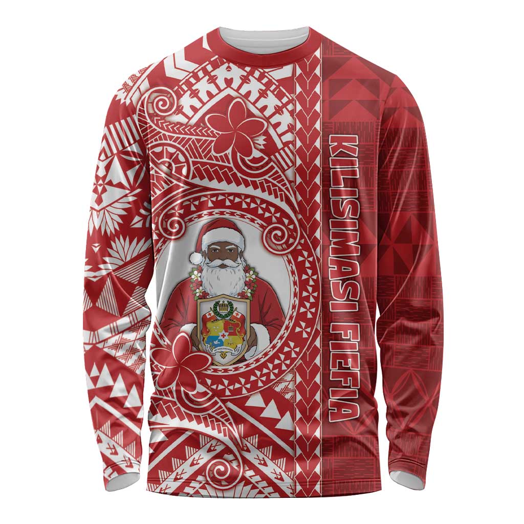 Tonga Christmas Long Sleeve Shirt Kilisimasi Fiefia - Polynesian Pride