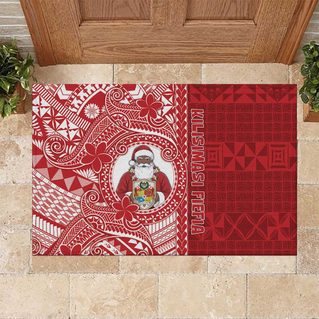 Tonga Christmas Rubber Doormat Kilisimasi Fiefia - Polynesian Pride