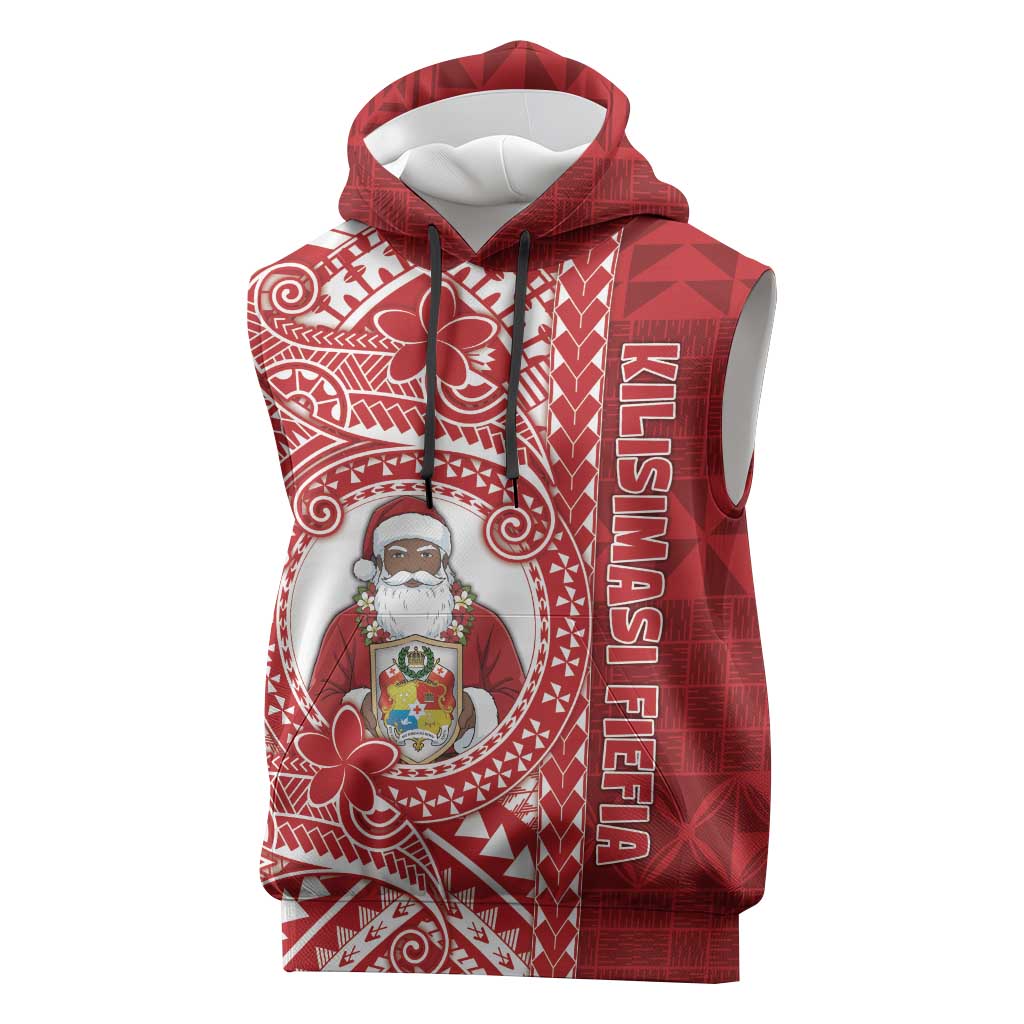 Tonga Christmas Sleeveless Hoodie Kilisimasi Fiefia - Polynesian Pride
