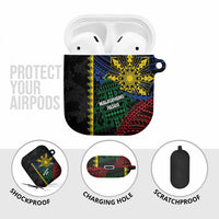 Philippines Christmas AirPods Case Xmas Tree Filipino Tribal Patterns - Polynesian Pride