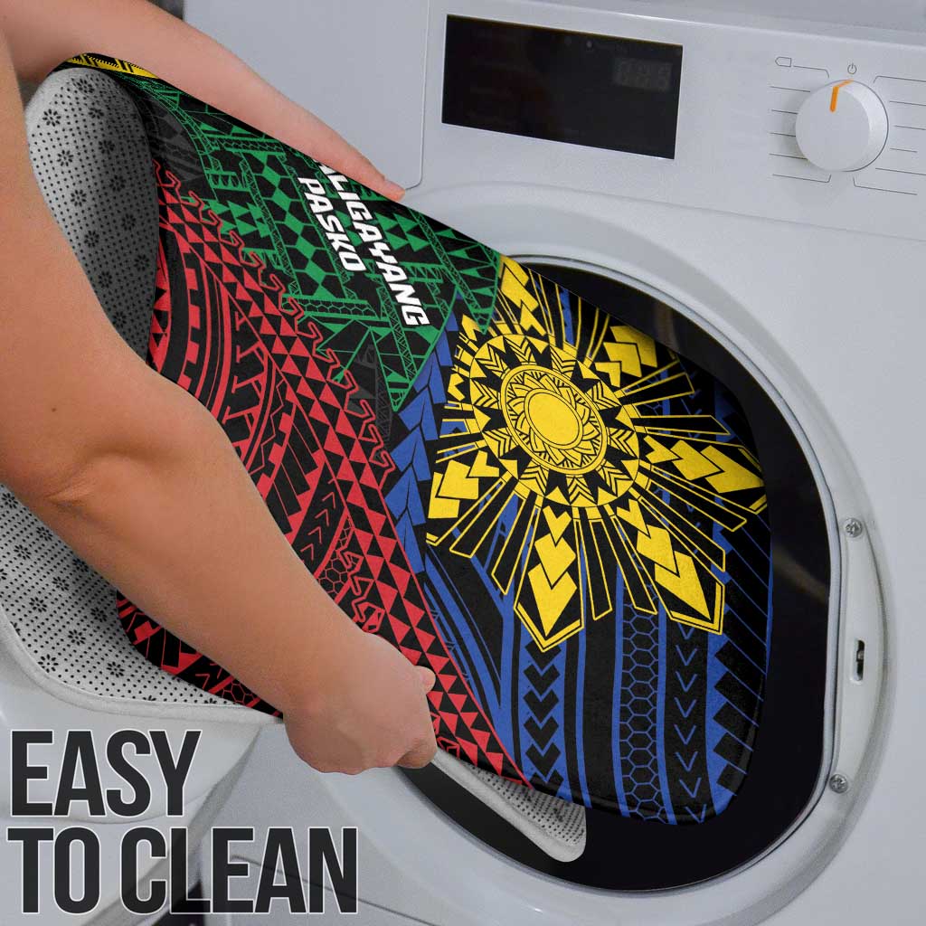 Philippines Christmas Bathroom Set Xmas Tree Filipino Tribal Patterns - Polynesian Pride