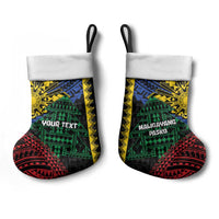 Personalised Philippines Christmas Stocking Xmas Tree Filipino Tribal Patterns - Polynesian Pride