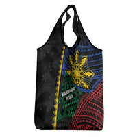 Philippines Christmas Grocery Bag Xmas Tree Filipino Tribal Patterns - Polynesian Pride