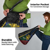 Philippines Christmas Grocery Bag Xmas Tree Filipino Tribal Patterns - Polynesian Pride