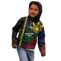 Personalised Philippines Christmas Kid Hoodie Xmas Tree Filipino Tribal Patterns DT05 - Polynesian Pride